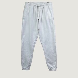 Talentless Sweatpants Mens Small White Minimalist Streetwear Cotton Joggers